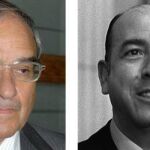 Fotografía de archivo del ex ministro de la Transición Rodolfo Martín Villa (i) y del ex ministro franquista José Utrera-Molina