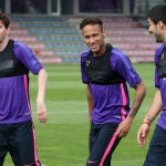 Messi, Neymar y Luis Suárez conformaron un ataque de lujo