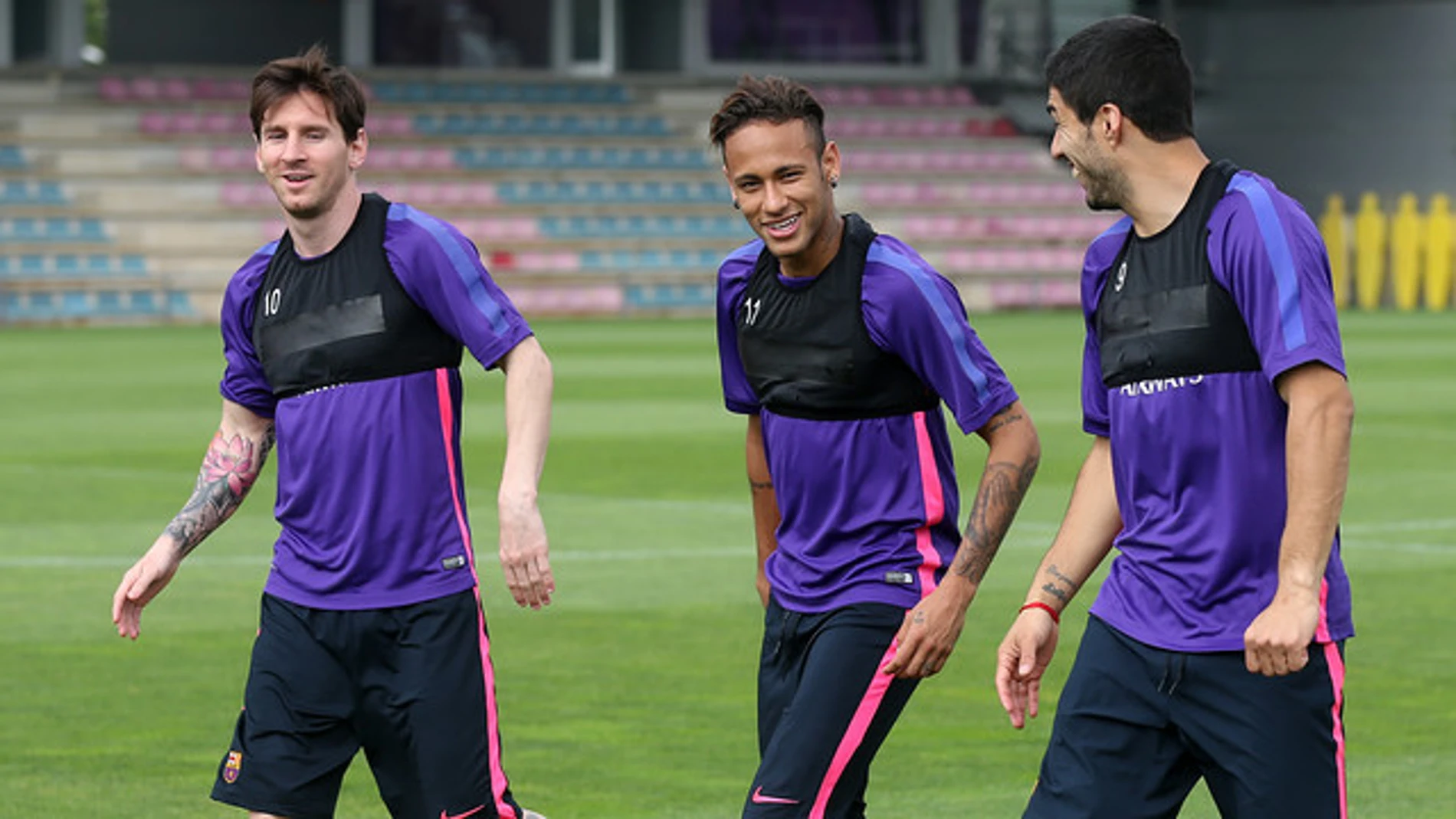 Messi, Neymar y Luis Suárez conformaron un ataque de lujo