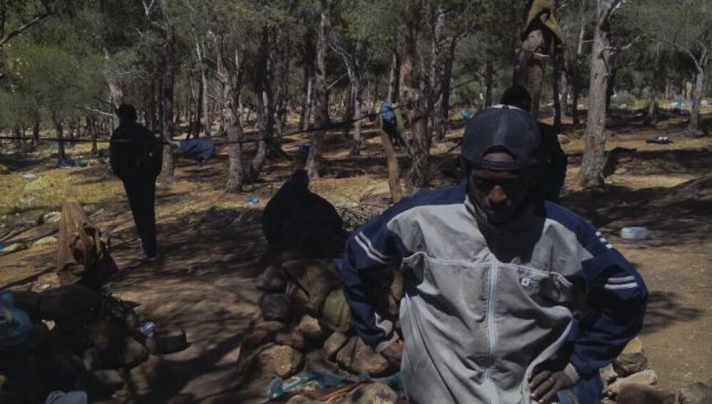 Imagen de archivo de una de las zonas ocupadas por los inmigrantes en el Monte Gurugú