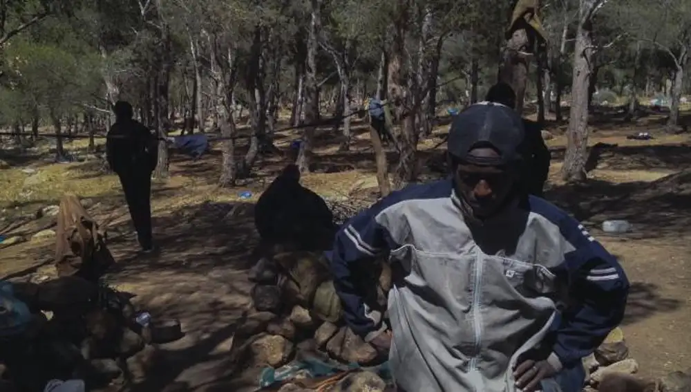 Imagen de archivo de una de las zonas ocupadas por los inmigrantes en el Monte Gurugú