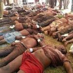 Imagen de los mineros muertos en el atentado en Kenia.