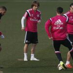 Modric lleva entrenándose con el grupo desde finales del mes pasado