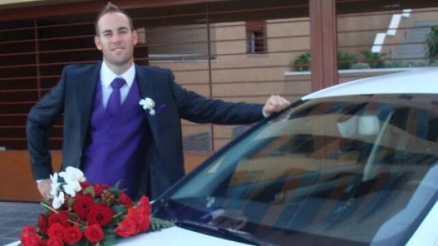 El principal acusado, en una foto de su perfil de Facebook del día de su boda