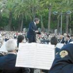 La Banda Municipal de Valencia rinde homenaje al Himno Regional en el centenario de su creación, en una imagen de archivo