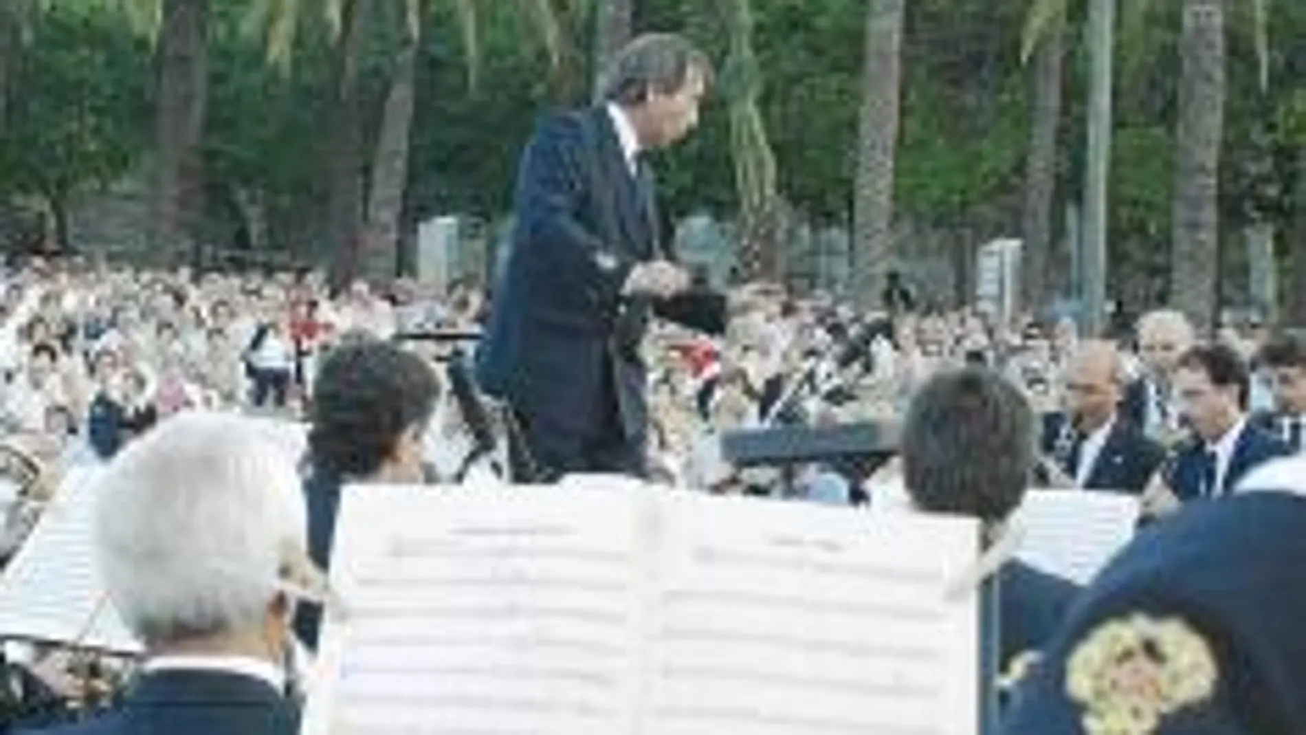 La Banda Municipal de Valencia rinde homenaje al Himno Regional en el centenario de su creación, en una imagen de archivo