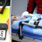 Ashya King, el niño británico afectado por un tumor cerebral, llega al centro Proton Therapy Center (PTC), en Praga