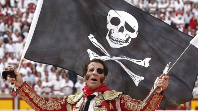 Padilla, a hombros en la pasada Feria del Toro de Pamplona