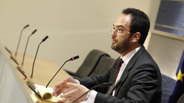 El portavoz socialista en el Congreso, Antonio Hernando