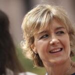 La ministra española de Agricultura, Isabel García Tejerina, a su llegada al Consejo extraordinario de ministros de Agricultura de la Unión Europea (UE)
