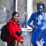Richard Littauer, alias «Taronyu», vestido como en «Avatar»