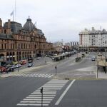 Vista general de las estaciones de autobuses y de tren en el barrio Constitución hoy, martes 9 de junio de 2015, de Buenos Aires (Argentina)