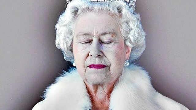 Imagen de la reina Isabel II tomada por el artista Chris Levine