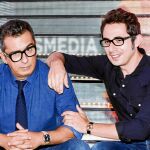 Buenafuente (izda.) y Berto en la presentación de la nueva temporada
