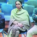 Isabel Pantoja, ayer, en la última sesión de la vista oral por el «caso «Blanqueo». La artista se enfrenta a una petición del fiscal de tres años y medio de prisión.