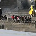 Intento de salto a la valla fronteriza de Melilla