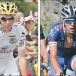 Bardet, a la izquierda, y Pinot, derecha, son la nueva realidad del ciclismo francés