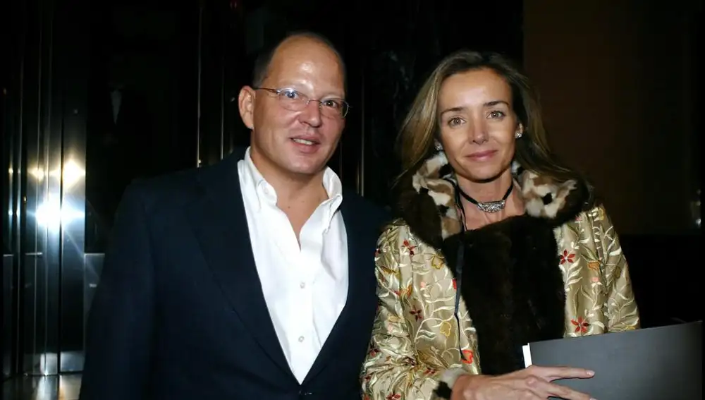 Kardam de Bulgaria, junto a Miriam Ungría.