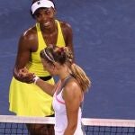 La estadounidense Venus Williams y la bielorrusa Victoria Azarenka