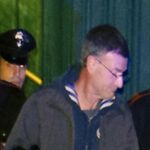 Momento de la detención por los Carabinieri de Massimo Carminati, presunto cabecilla de la red mafiosa en el Ayuntamiento de Roma y ex intergrande de la banda terorista Nucleos Armados Revolucionarios (NAR).