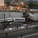 Imagen de archivo del tren accidentado