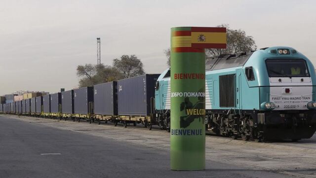 Llegada del primer tren de mercancías directo entre China y España