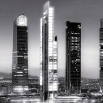 A las torres Espacio, Cristal, Sacyr y Caja Madrid se les sumará en 2019 un nuevo rascacielos de 181 metros de altura, la torre Caleido