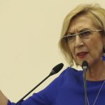 Rosa Díez, durante un acto de UPyD