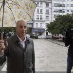 Pachi Vázquez, a su llegdada al Tribunal Superior de Justicia de Galicia el pasado mes de noviembre.