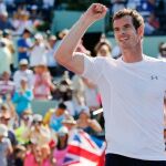 Andy Murray celba el triunfo ante Kevin Anderson