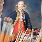 El retrato de Bernardo de Gálvez que forma parte de los hombres ilustres de la historia de Estados Unidos