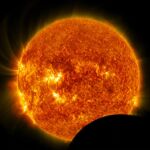 Imagen del eclipse parcial de sol de 2019.