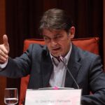 Oriol Pujol, en su comparecencia ante el Parlament el pasado mes de marzo.