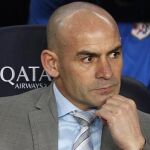 Paco Jémez, durante su etapa como entrenador del Rayo Vallecano
