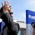 Fernando Alonso, presidente de Airbus España, ayer en la sede sevillana de la compañía