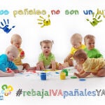 #RebajaIvapañalesYACampaña europea para bajar el precio de los pañales