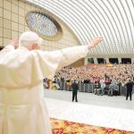El Papa, con el cardenal Rouco y los jóvenes españoles