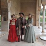 Los actores Álvaro Cervantes, Blanca Suárez y Marina Salas durante el rodaje
