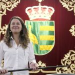 Beatriz Arceredillo tras ser elegida alcaldesa en noviembre de 2014