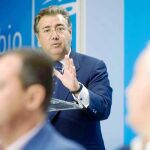 El portavoz local del PP, Juan Ignacio Zoido, durante el Comité Ejecutivo Provincial del partido