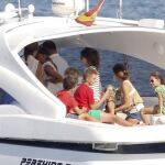 La Familia Real se reúne en alta mar