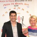Manuel Caballero y Eloísa Cabrera en la presentación de la feria