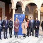 Foto de familia de los integrantes del grupo de trabajo de la Plataforma EvoCH, ayer en Valladolid