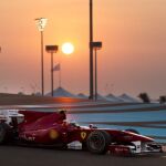 Fernando Alonso en la carrera de Abu Dabi