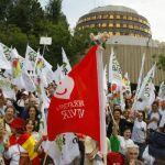 Concentración contra el aborto junto al Tribunal Constitucional