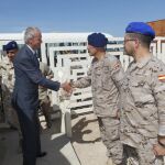 El ministro de Defensa, Pedro Morenés, visita a los militares españoles en Somalia