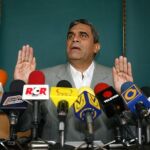 El ex general Isaías Baduel, en una imagen tomada durante el juicio