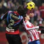 Costa y Henrique, en un lance del juego
