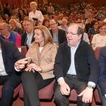 El candidato del Partido Popular, Juan Vicente Herrera, inició la campaña en Palencia, junto a la ministra Fátima Báñez, Alfonso Polanco y Carlos Fernández Carriedo