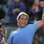 El español Rafa Nadal durante el partido